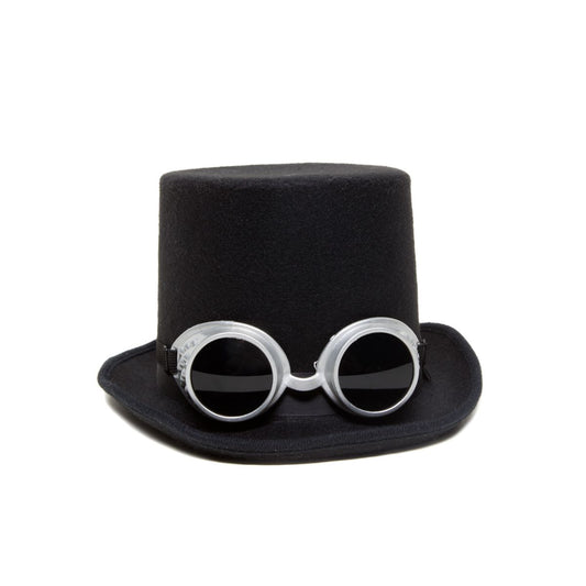 Steampunk Top Hat BLACK