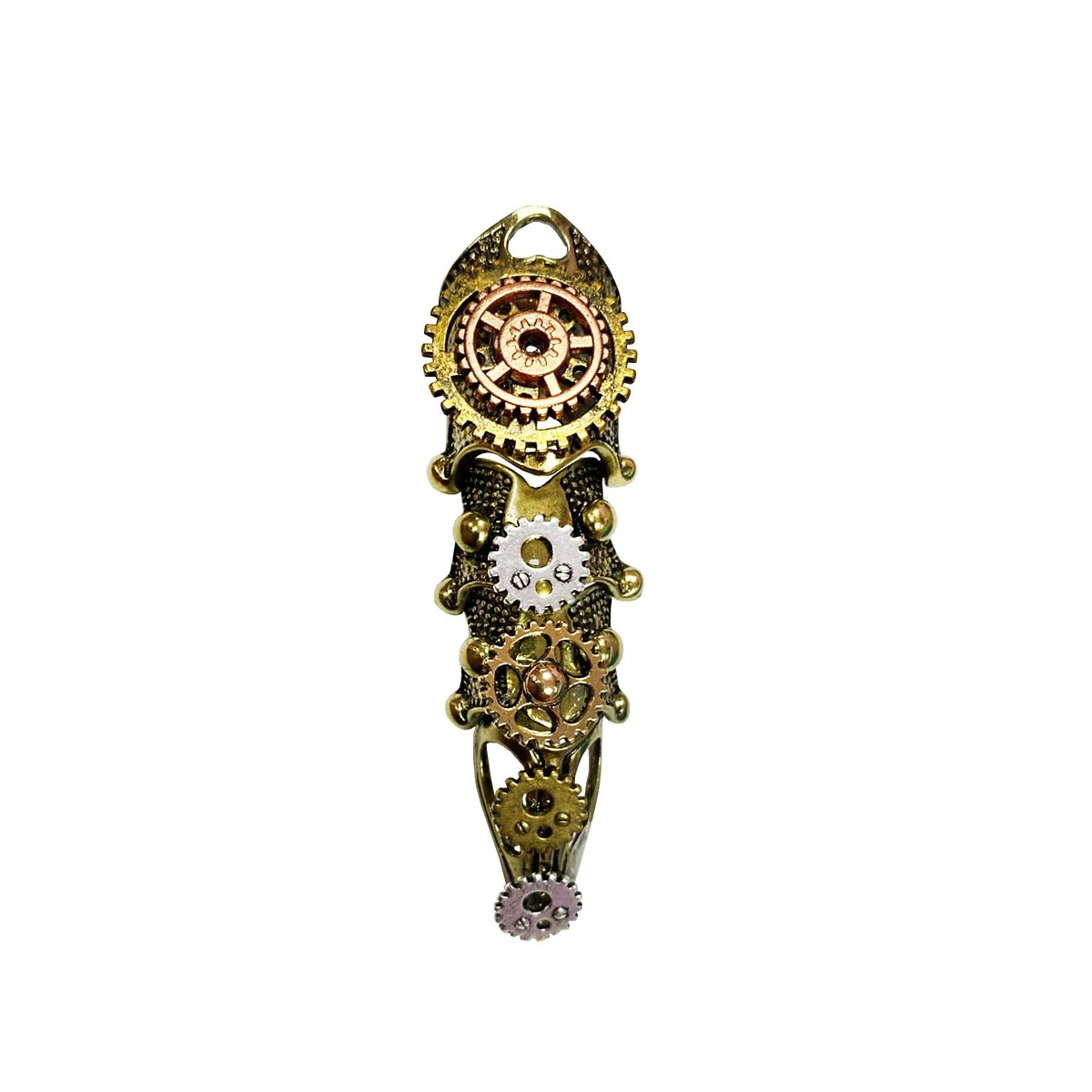 Steampunk Finger Armor Ring BRONZE