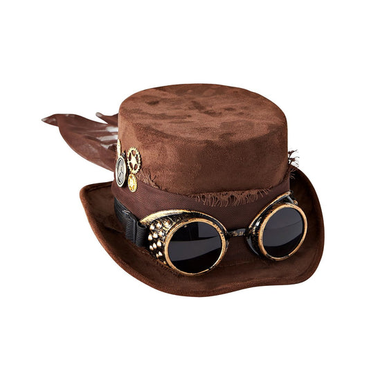 Steampunk Top Hat BROWN