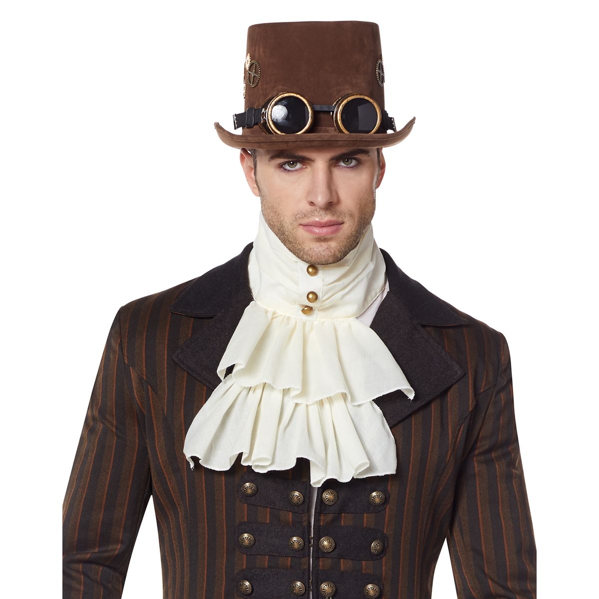 Steampunk Ivory Jabot IVORY