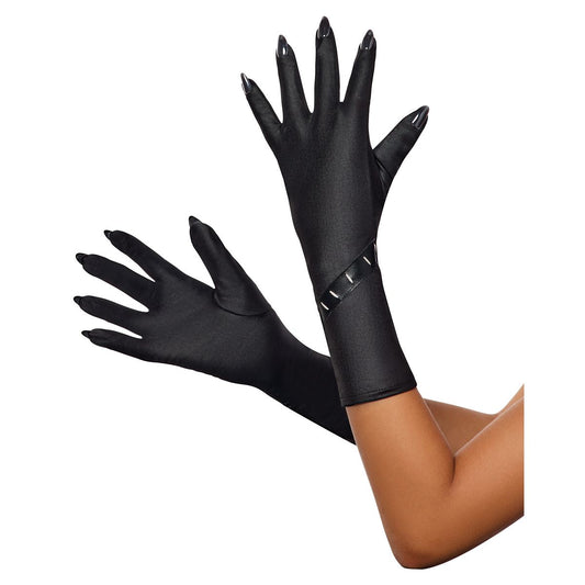 Catwoman Gloves - DC Villains BLACK