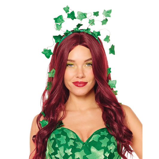 Poison Ivy Headband - DC Villains GREEN