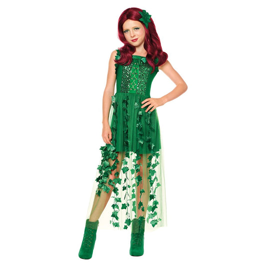 Kids Poison Ivy Wig - DC Villains RED