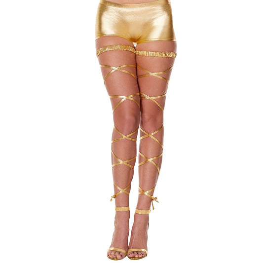 Goddess Gold Leg Wraps GOLD
