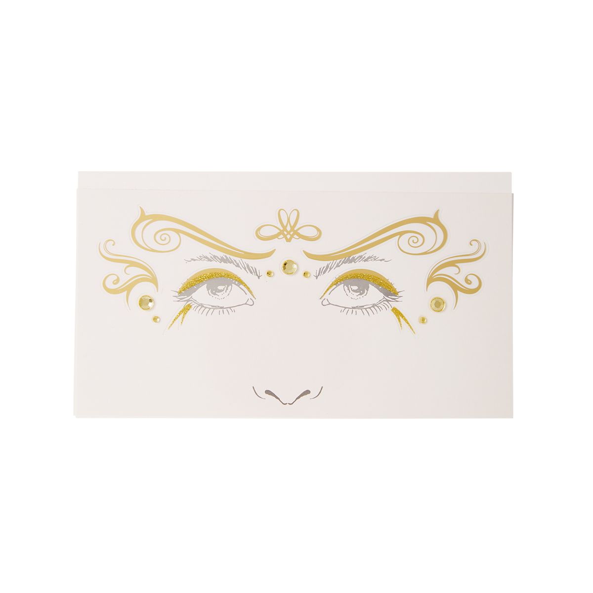 Gold Roman Face Decals GOLD