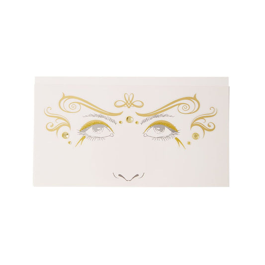 Gold Roman Face Decals GOLD