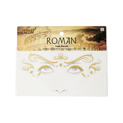 Gold Roman Face Decals GOLD