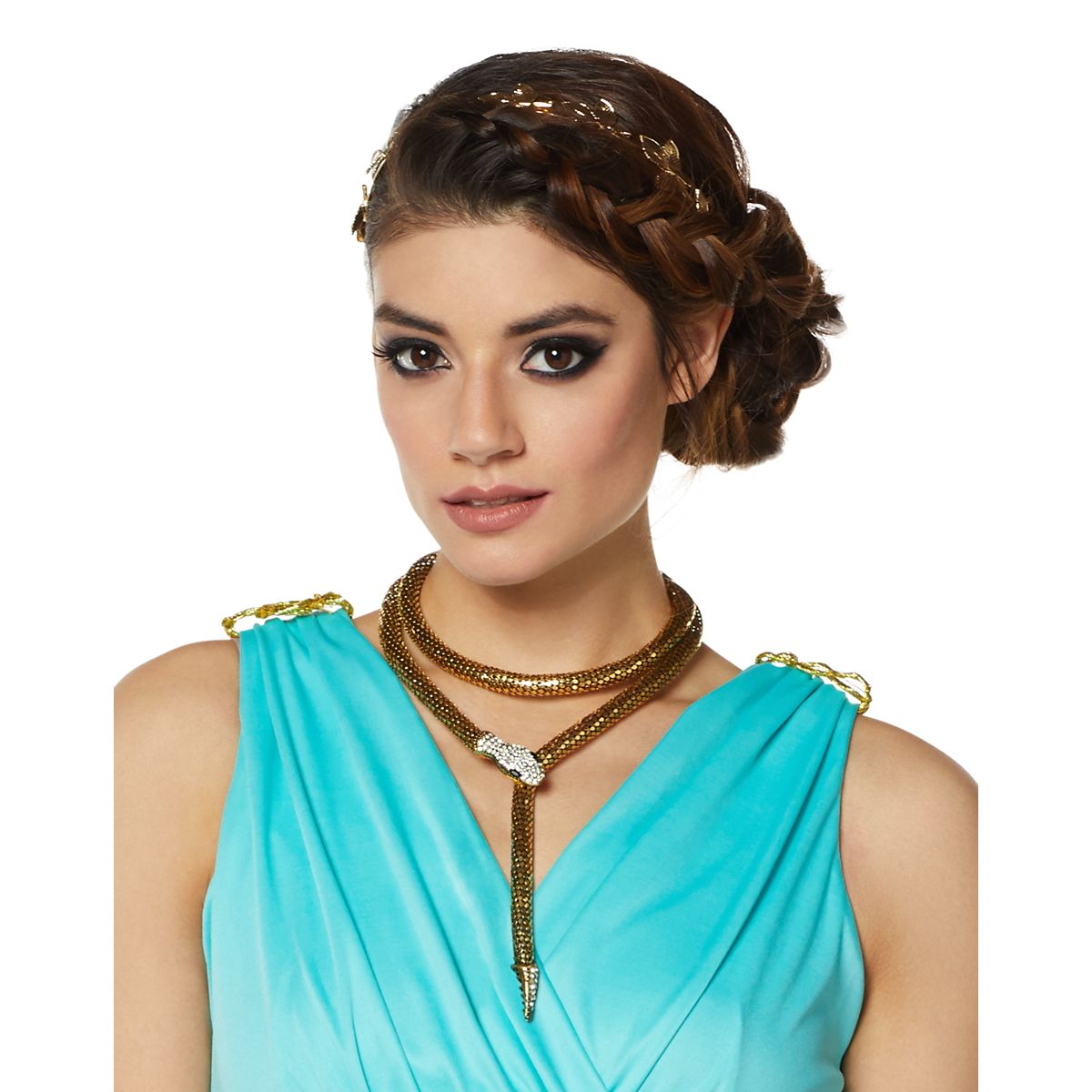 Golden Roman Snake Necklace GOLD