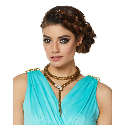 Golden Roman Snake Necklace GOLD