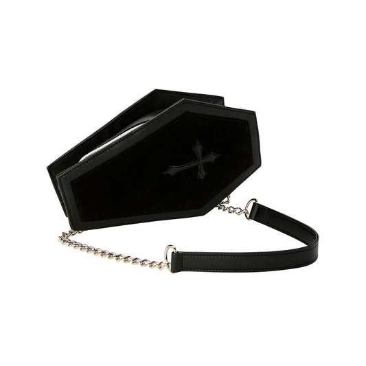 Black Coffin Crossbody Bag BLACK