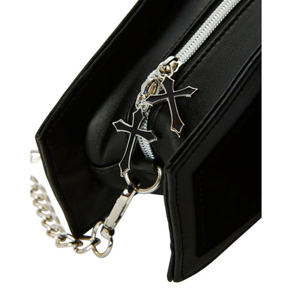 Black Coffin Crossbody Bag BLACK