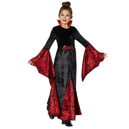 Kids Gothic Vampira Costume BLACK