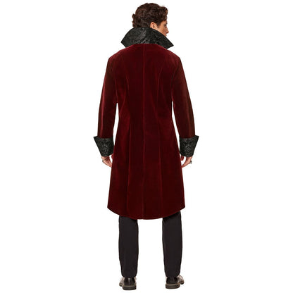 Adult Bloodthirsty Vampire Costume BURGUNDY