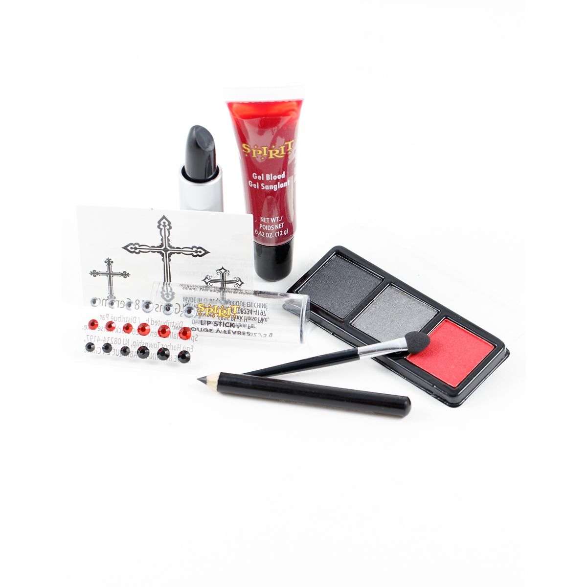 Vampire Makeup Kit BLACK AND RED