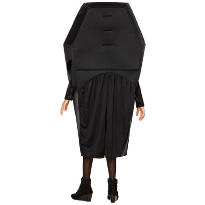 Kids Vampire Coffin 3D Costume BLACK AND RED