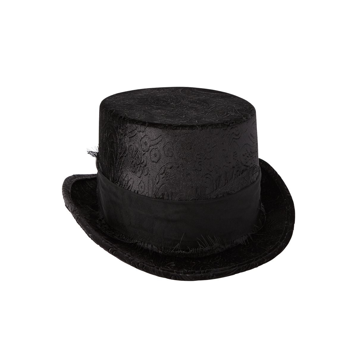 Vampire Lace Top Hat BLACK