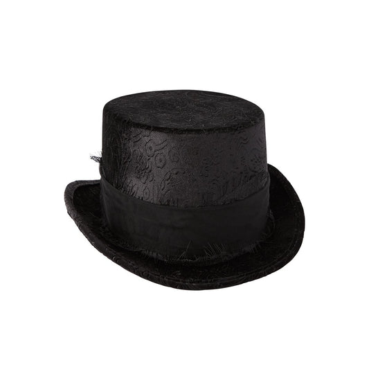 Vampire Lace Top Hat BLACK