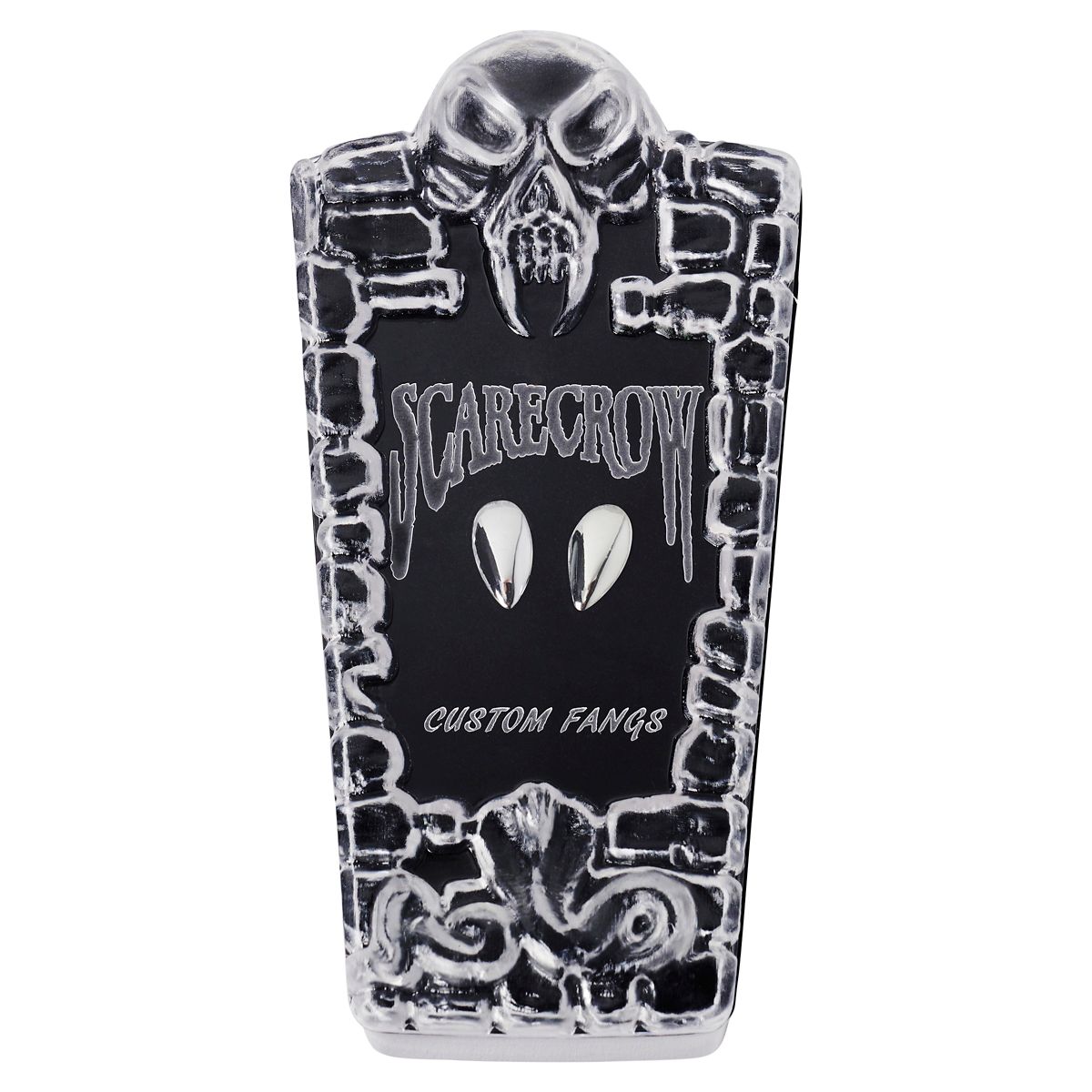 Glam Deluxe Vampire Fangs - Scarecrow CHROME