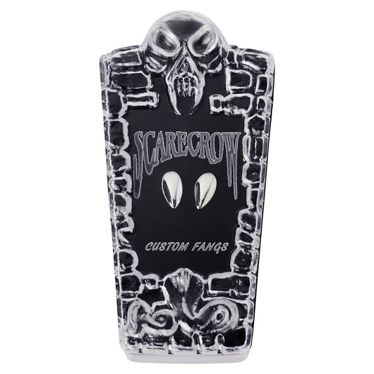 Glam Deluxe Vampire Fangs - Scarecrow CHROME