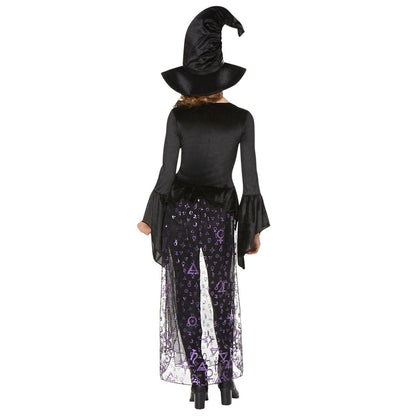 Kids Dark Coven Costume BLACK AND PURPLE