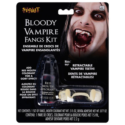Bloody Vampire Fangs Kit