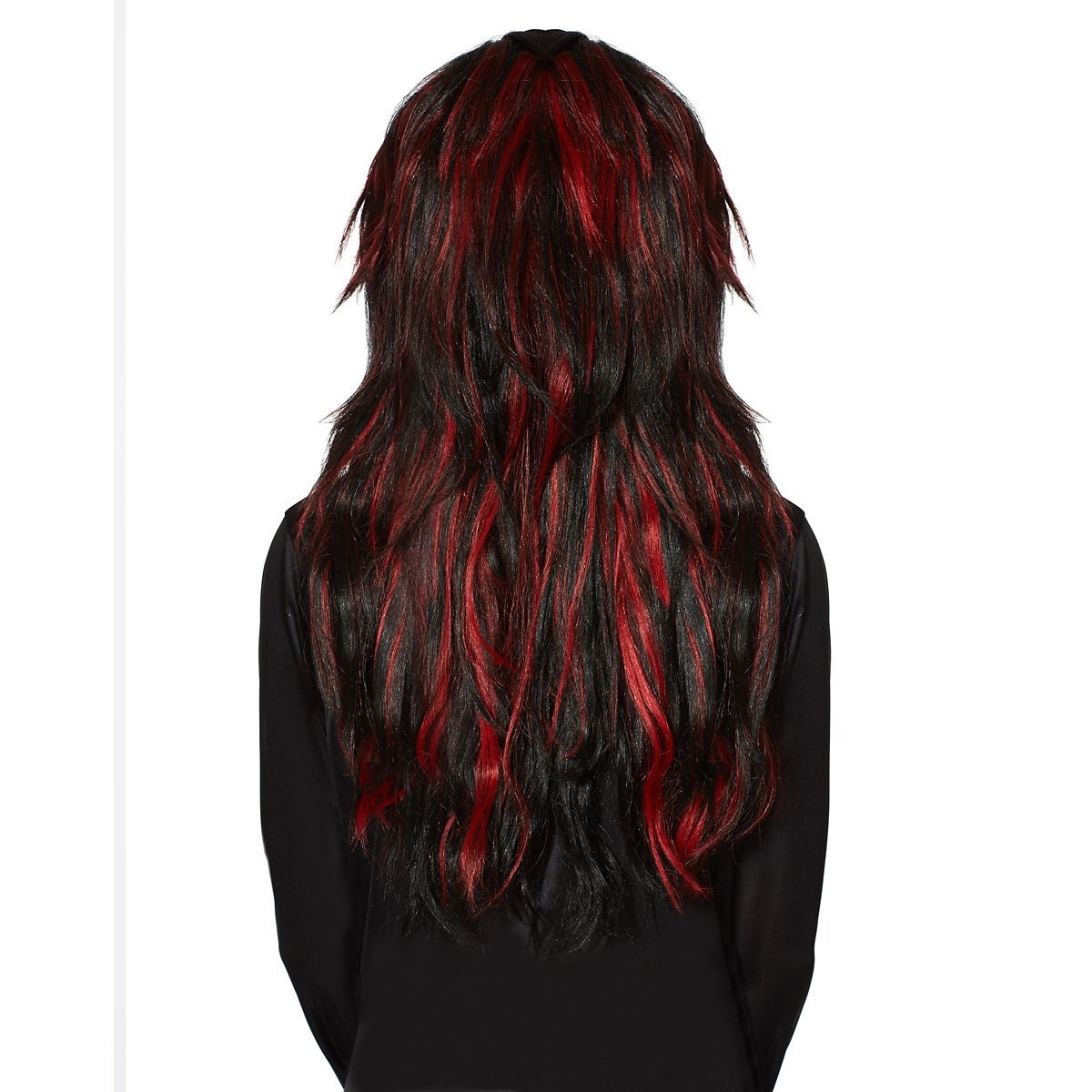 Tempting Tresses Wig BLACK AND RED