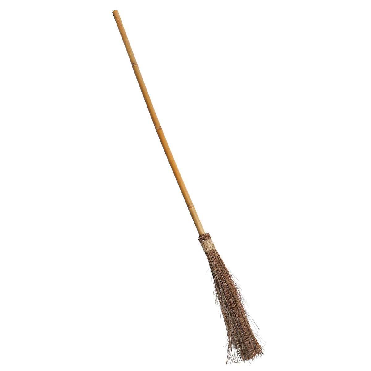 56 Inch Witch Broom NATURAL