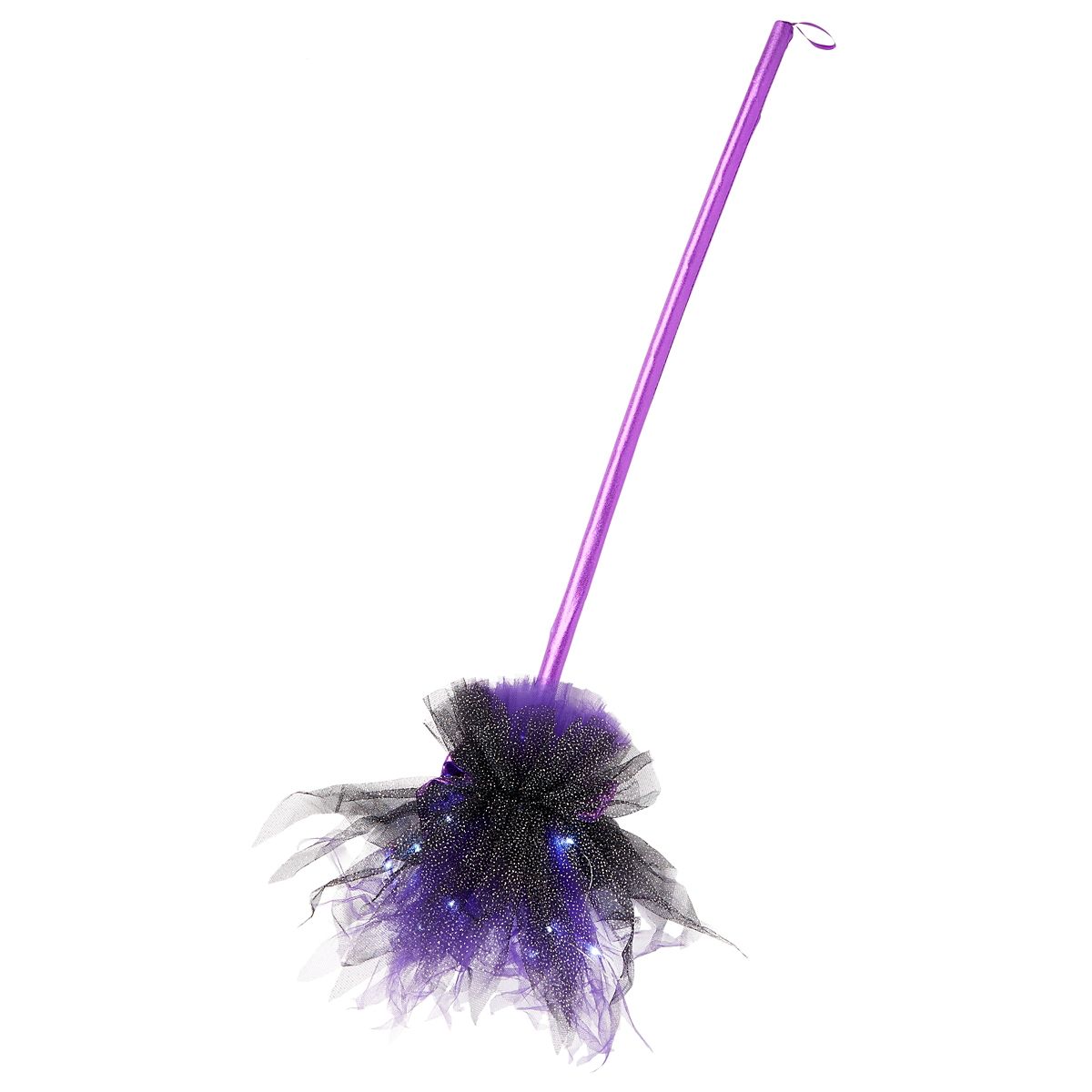 Purple Light-Up Witch Broom PURPLE