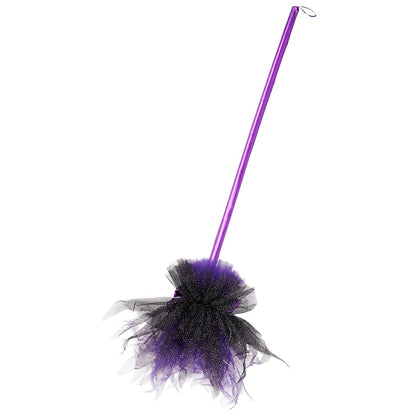 Purple Light-Up Witch Broom PURPLE