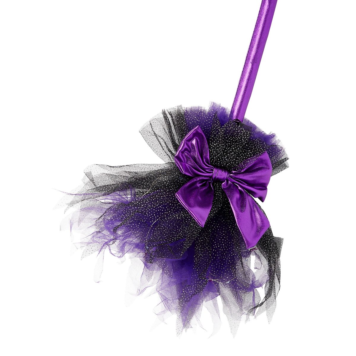 Purple Light-Up Witch Broom PURPLE