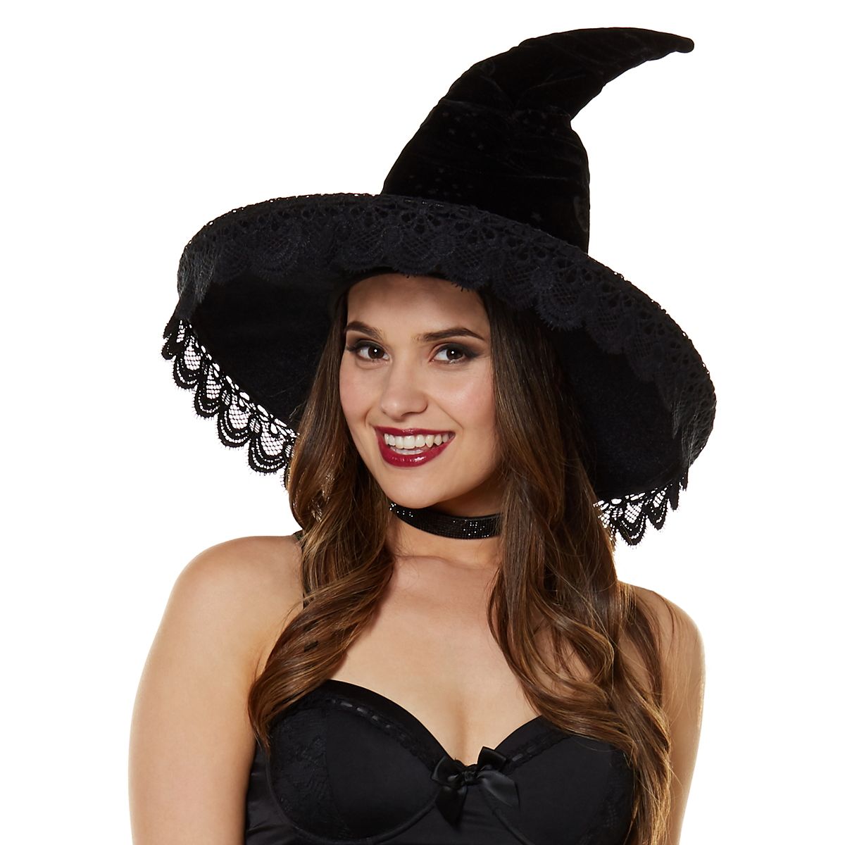 Deluxe Celestial Witch Hat BLACK