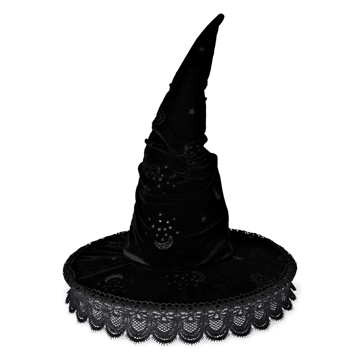 Deluxe Celestial Witch Hat BLACK