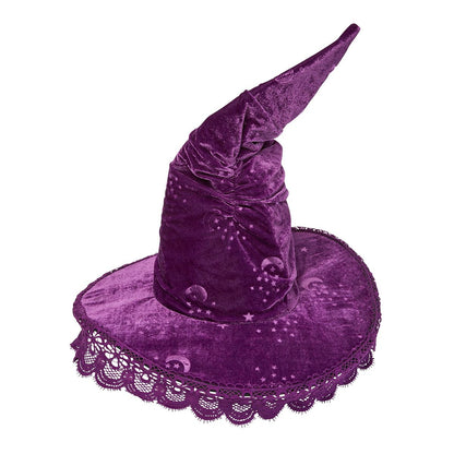 Deluxe Celestial Witch Hat BLACK