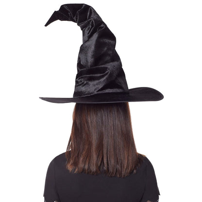 Black Crooked Witch Hat BLACK