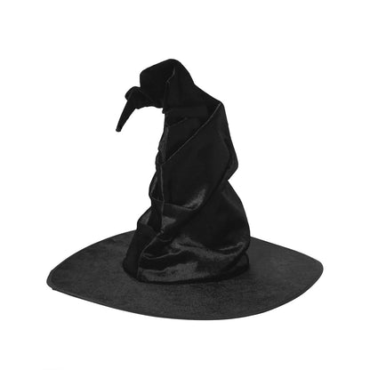 Black Crooked Witch Hat BLACK