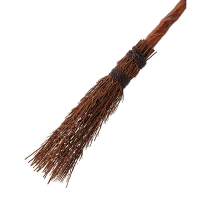 Kids Natural Witch Broom BROWN