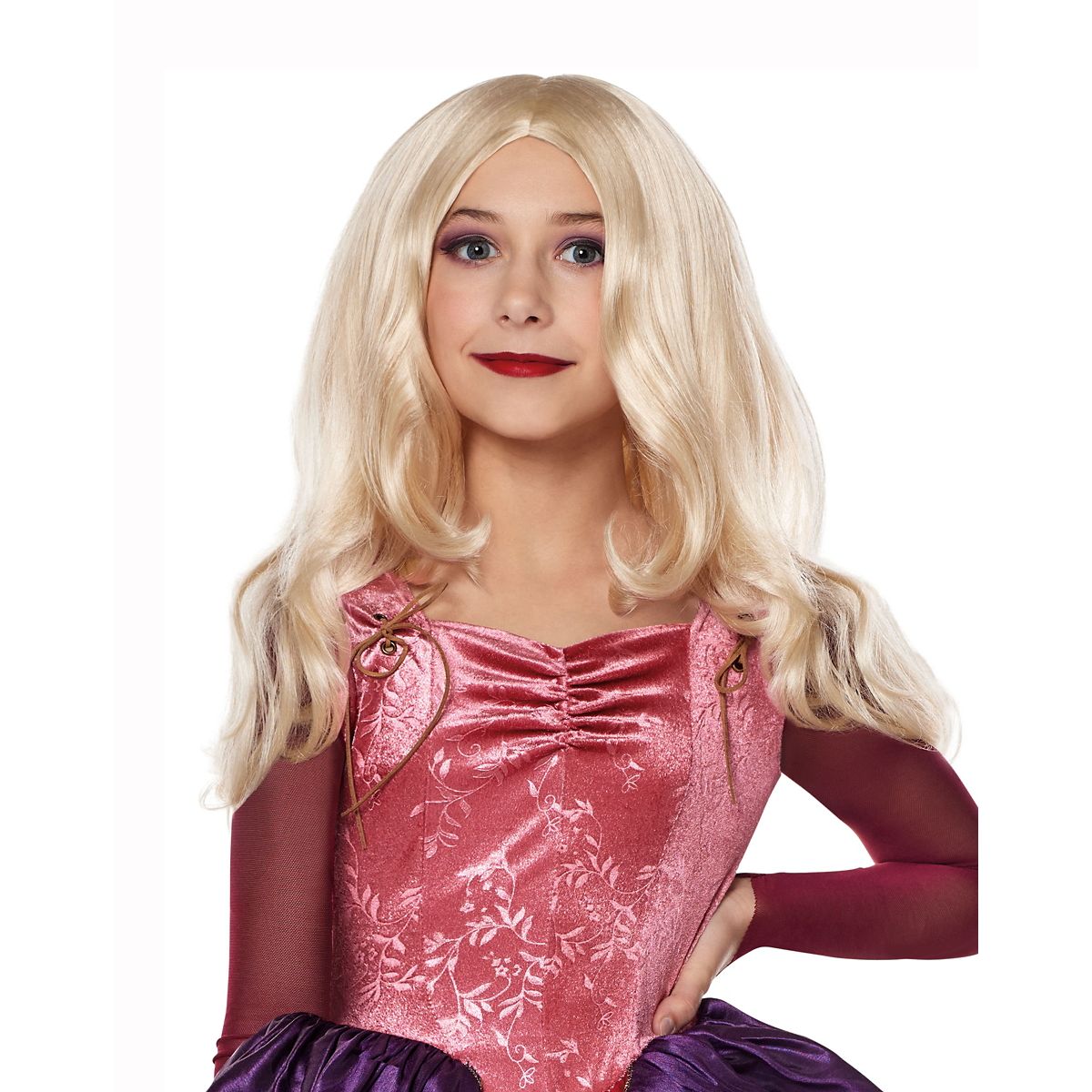 Tween Sarah Sanderson Wig - Hocus Pocus BLONDE