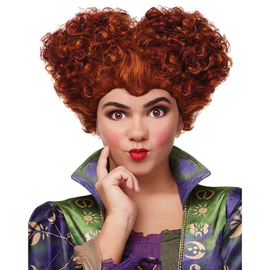 Tween Winifred Sanderson Wig - Hocus Pocus RED
