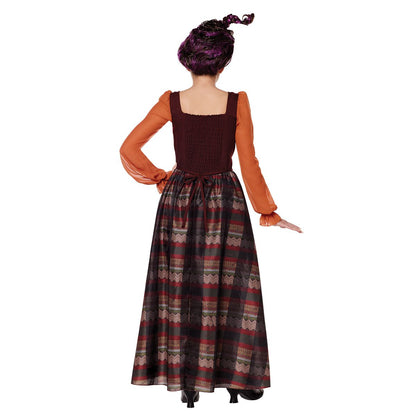 Girls Mary Sanderson Costume - Hocus Pocus BURGUNDY