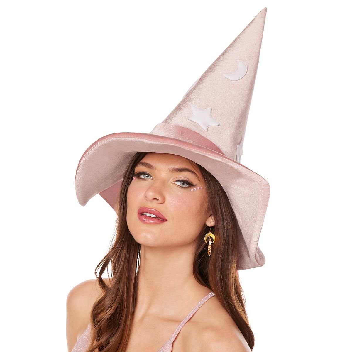 Pink Celestial Witch Hat PINK