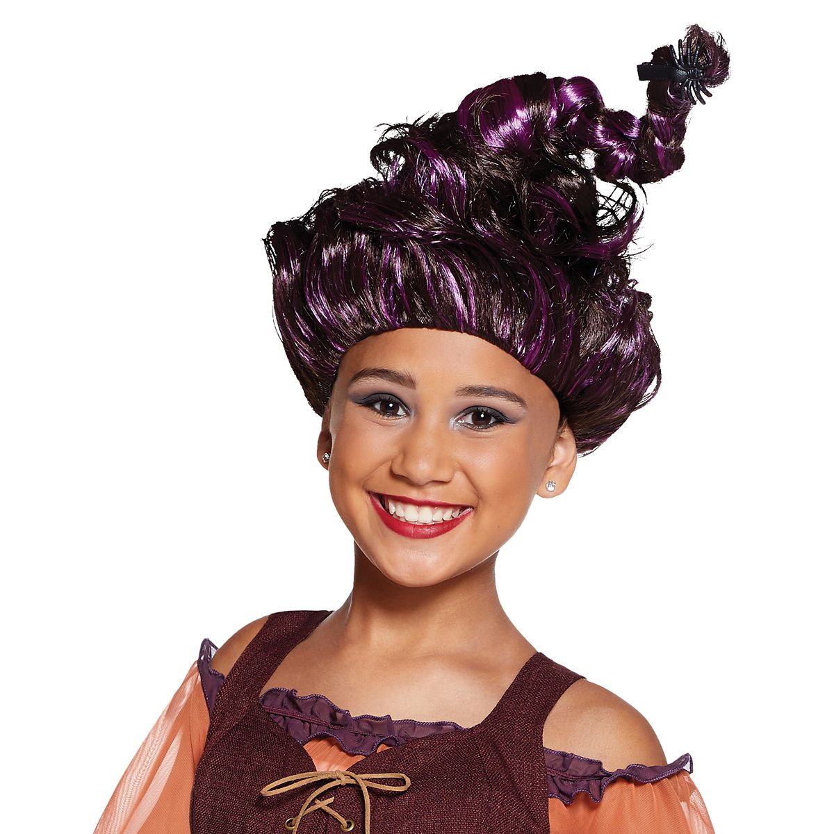 Tween Mary Sanderson Wig - Hocus Pocus PURPLE