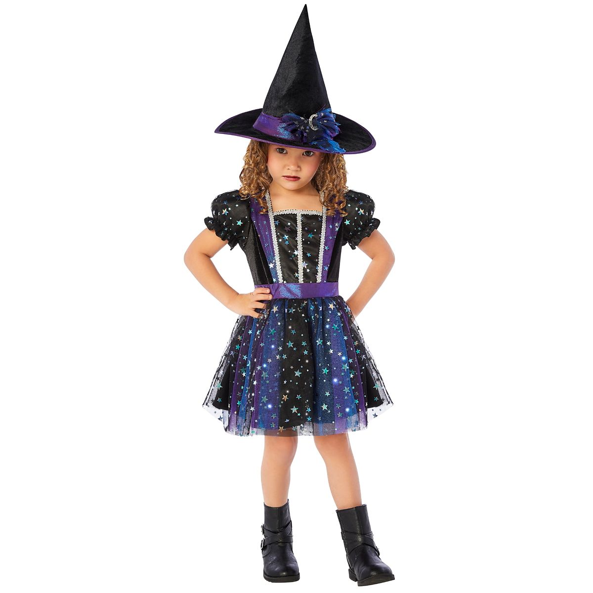 Toddler Enchanted Light-Up Witch Costume BLACK