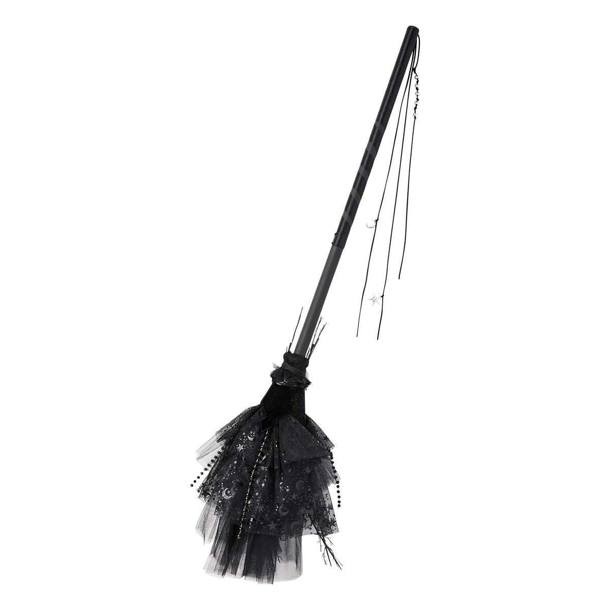 Deluxe Celestial Witch Broom BLACK