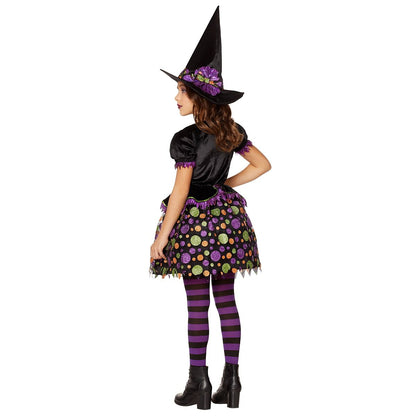 Kids Whimsical Witch Costume BLACK