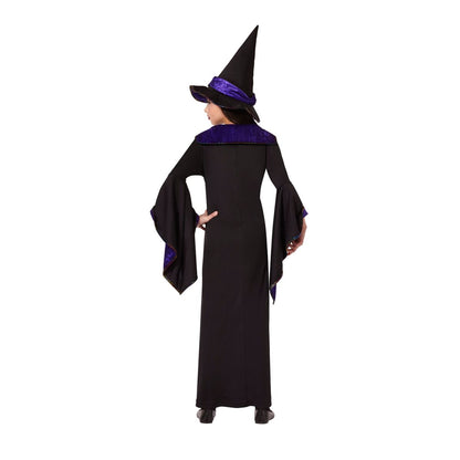 Kids Charmed Witch Costume BLACK AND PURPLE