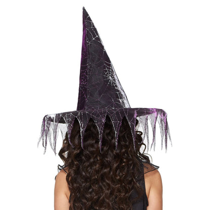 Girls Glitter Witch Hat BLACK