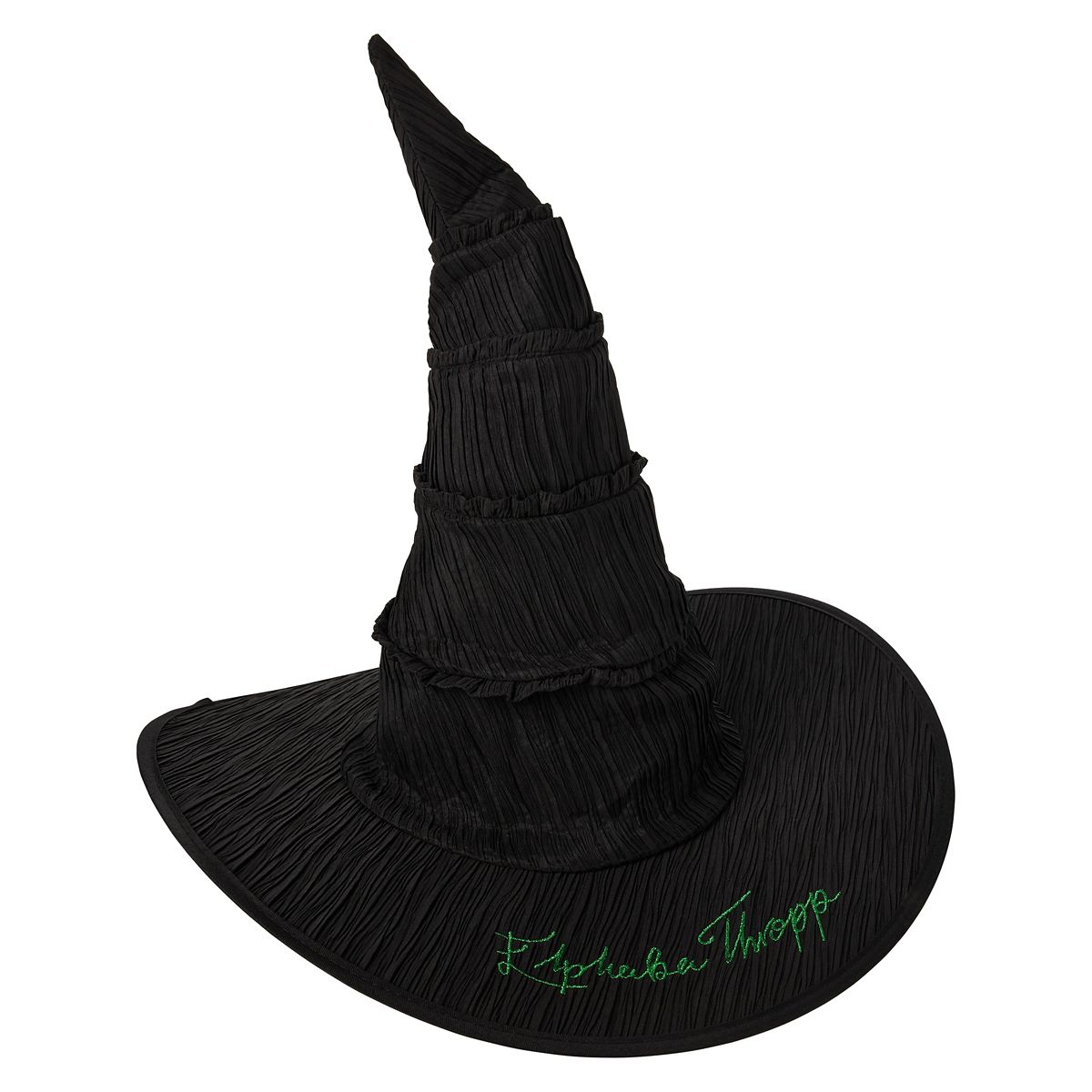 Adult Elphaba Thropp Witch Hat - Wicked BLACK