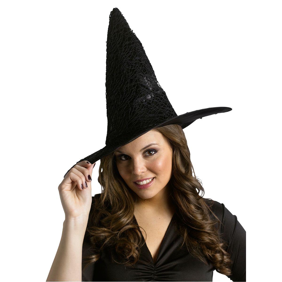 Black Gothic Witch Hat BLACK
