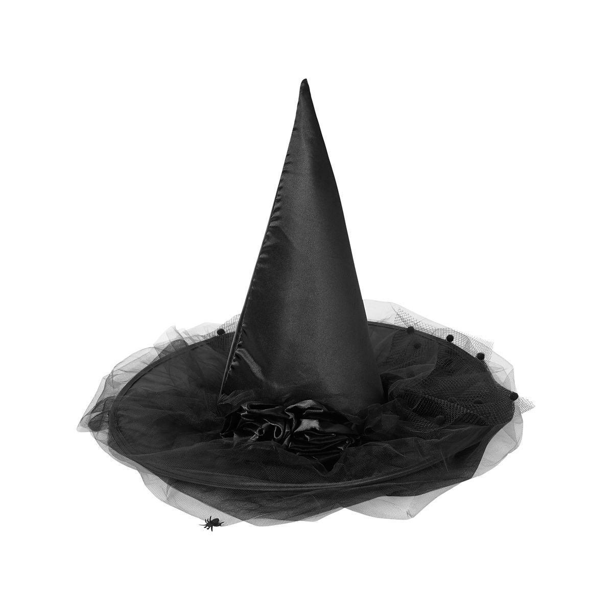 Black Spider Witch Hat PURPLE