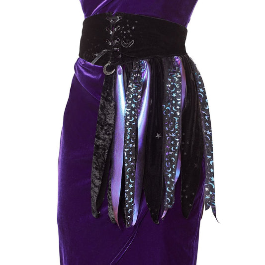 Celestial Witch Sash Belt BLACK / MULTI